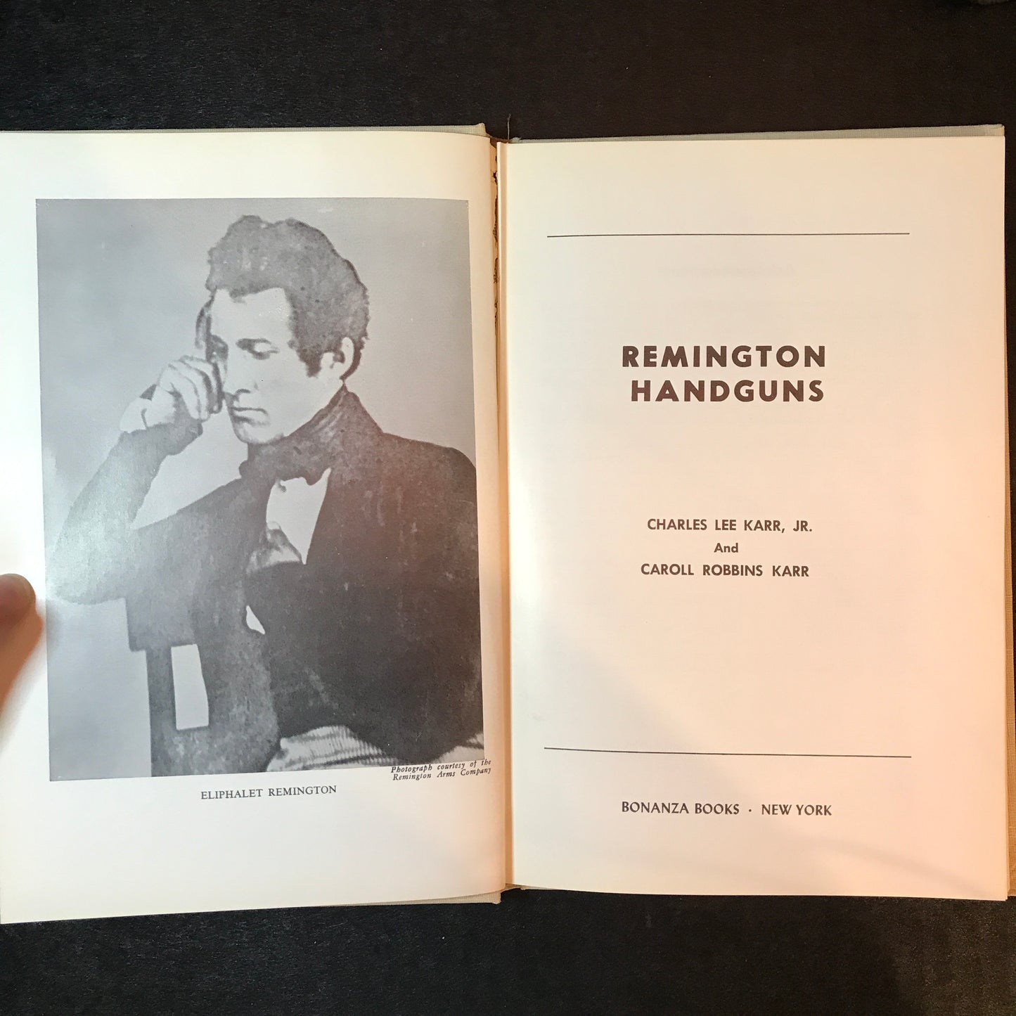 Remington Handguns - Charles Lee Karr, Jr. and Caroll Robbins Karr - 1st (A) Edition - 1960