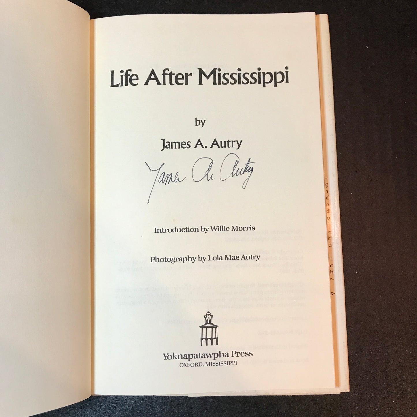 Life After Mississippi - James A. Autry - 1st Edition - Signed - 1989