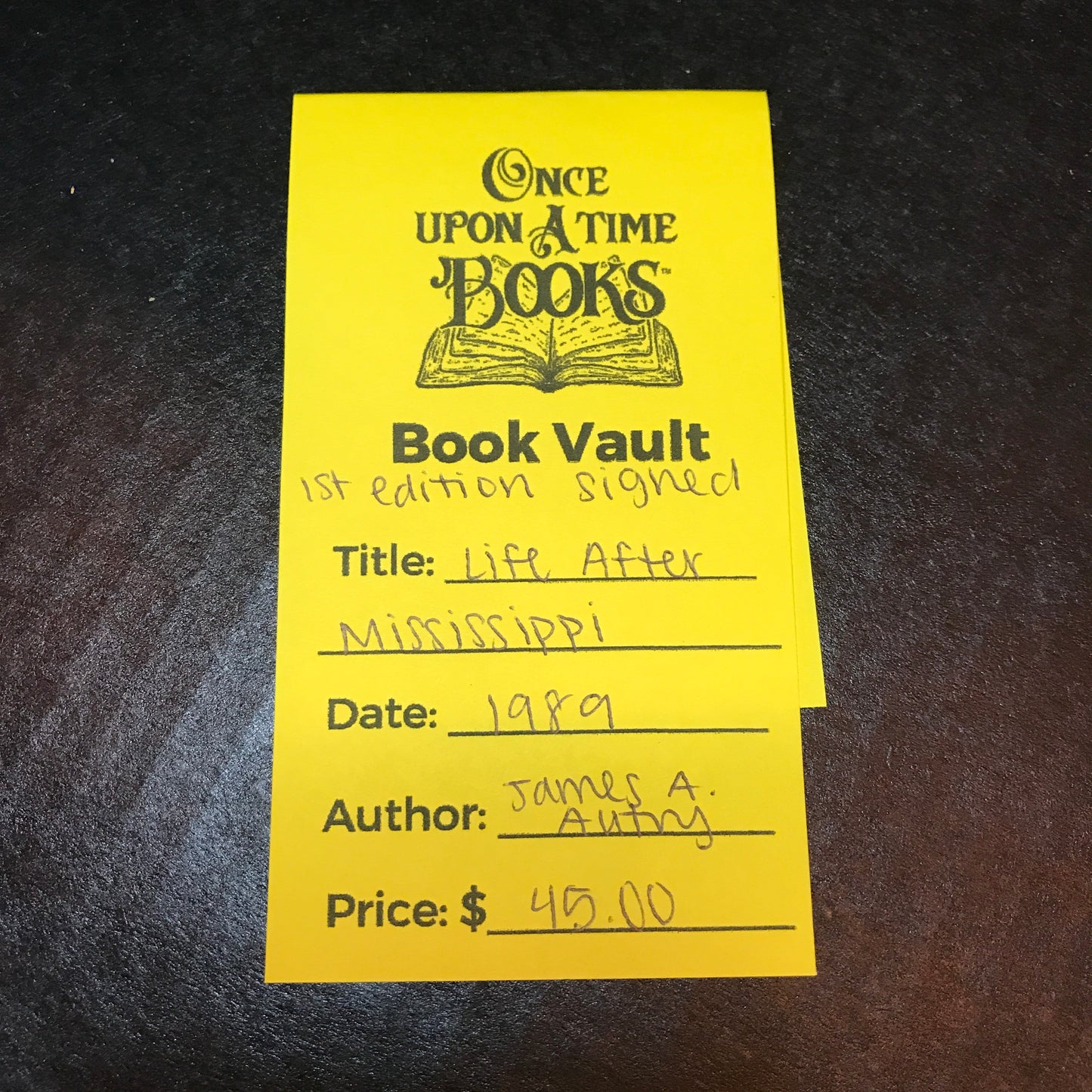 Life After Mississippi - James A. Autry - 1st Edition - Signed - 1989