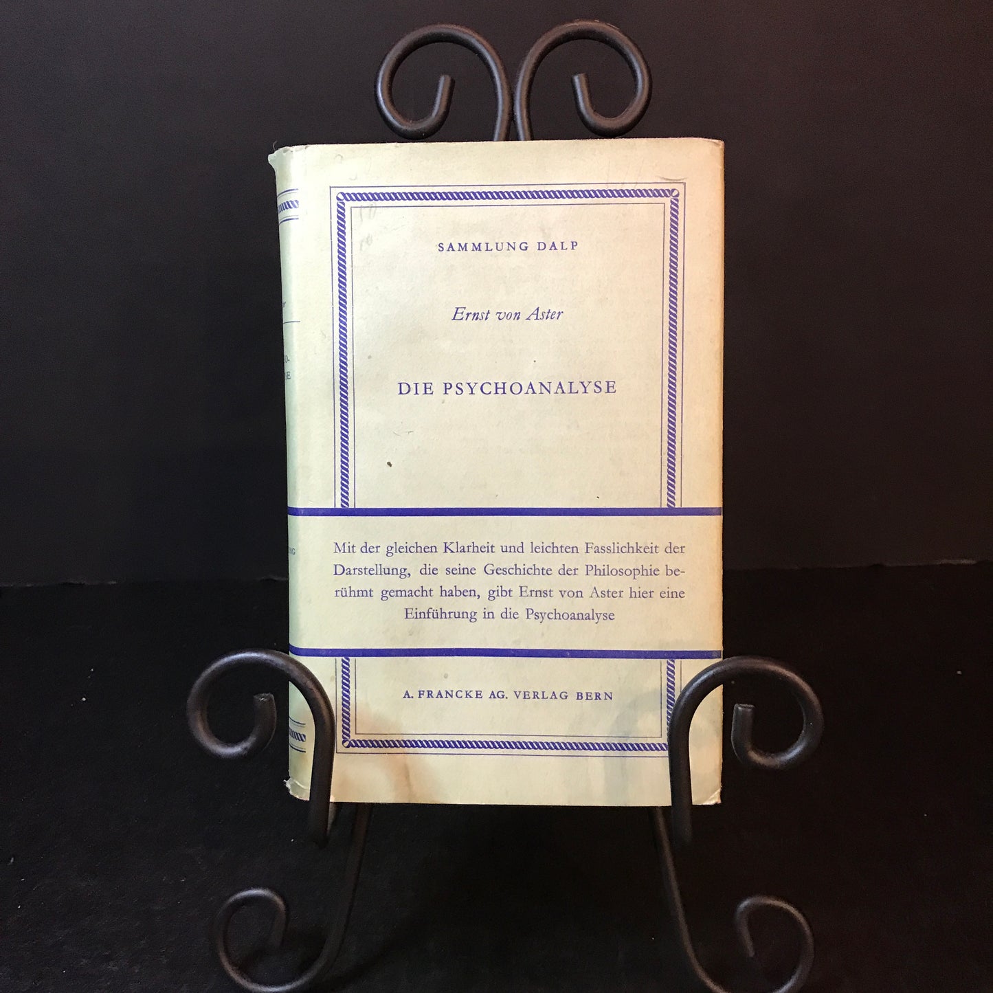 Psychoanalysis - Ernst von Aster - In German - 1949