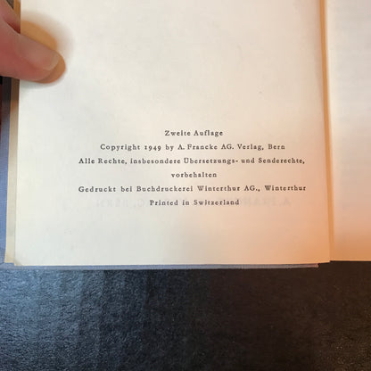 Psychoanalysis - Ernst von Aster - In German - 1949