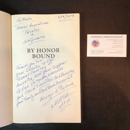 By Honor Bound - Tom Norris, Mike Thornton, Dick Couch - Signed - 2016