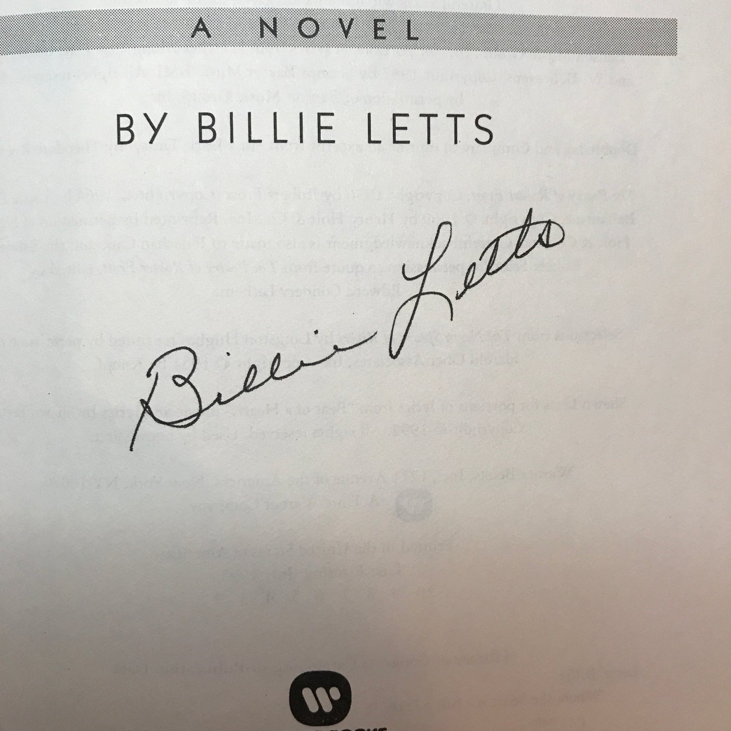Where The Heart Is - Billie Letts - Signed - 1995