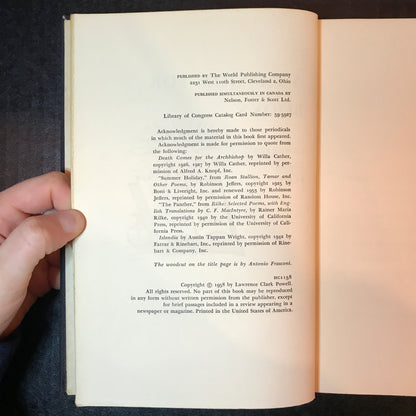 A Passion For Books - Lawrence Clark Powell - 1st Edition - 1958