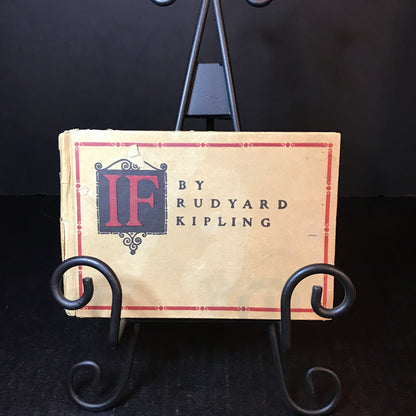 If - Rudyard Kipling - 1st U.S. Edition - 1910