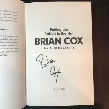 Putting the Rabbit in the Hat - Brian Cox - Signed - 1st Edition - 2021