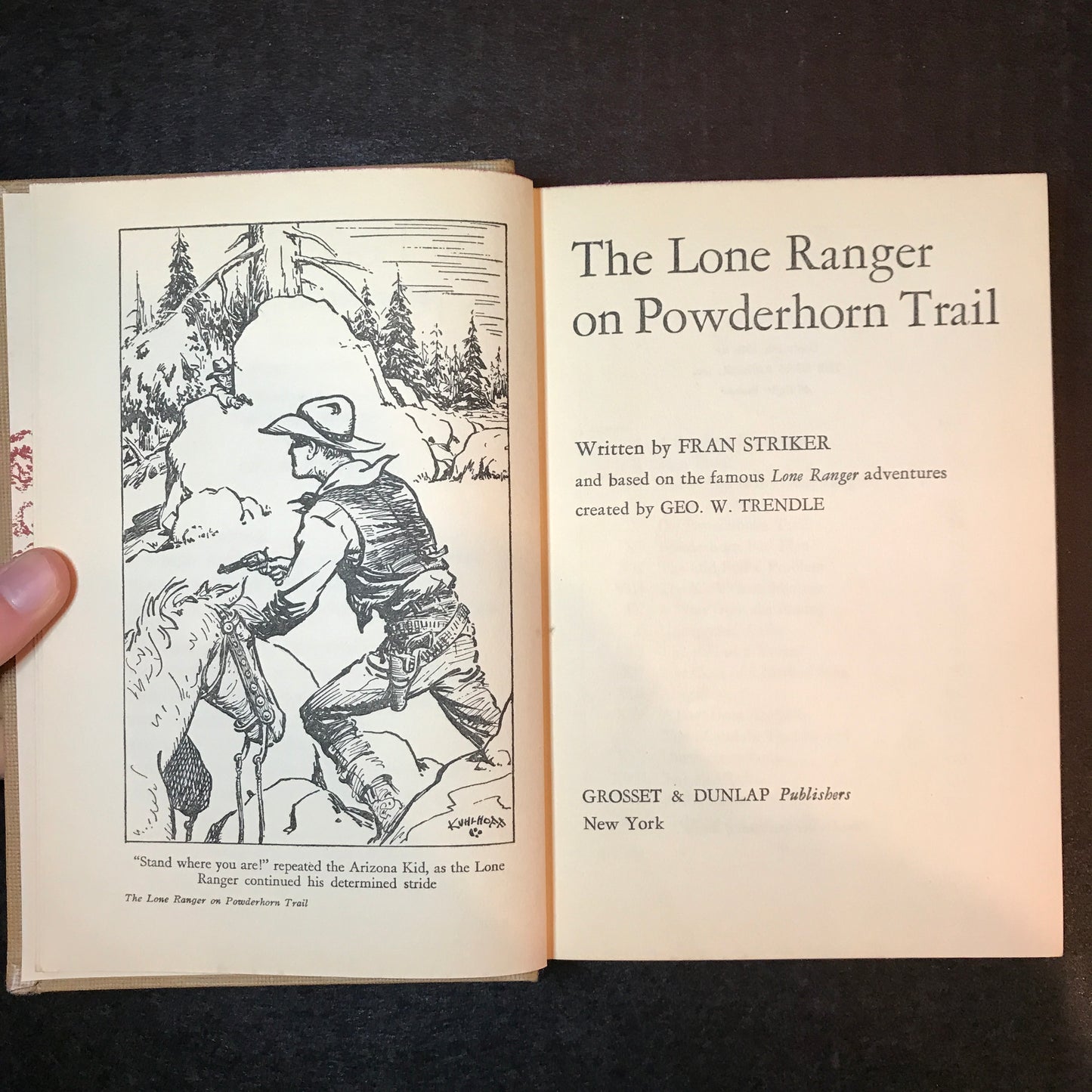 The Lone Ranger on Powderhorn Trail - Fran Striker - 1st Edition - 1949