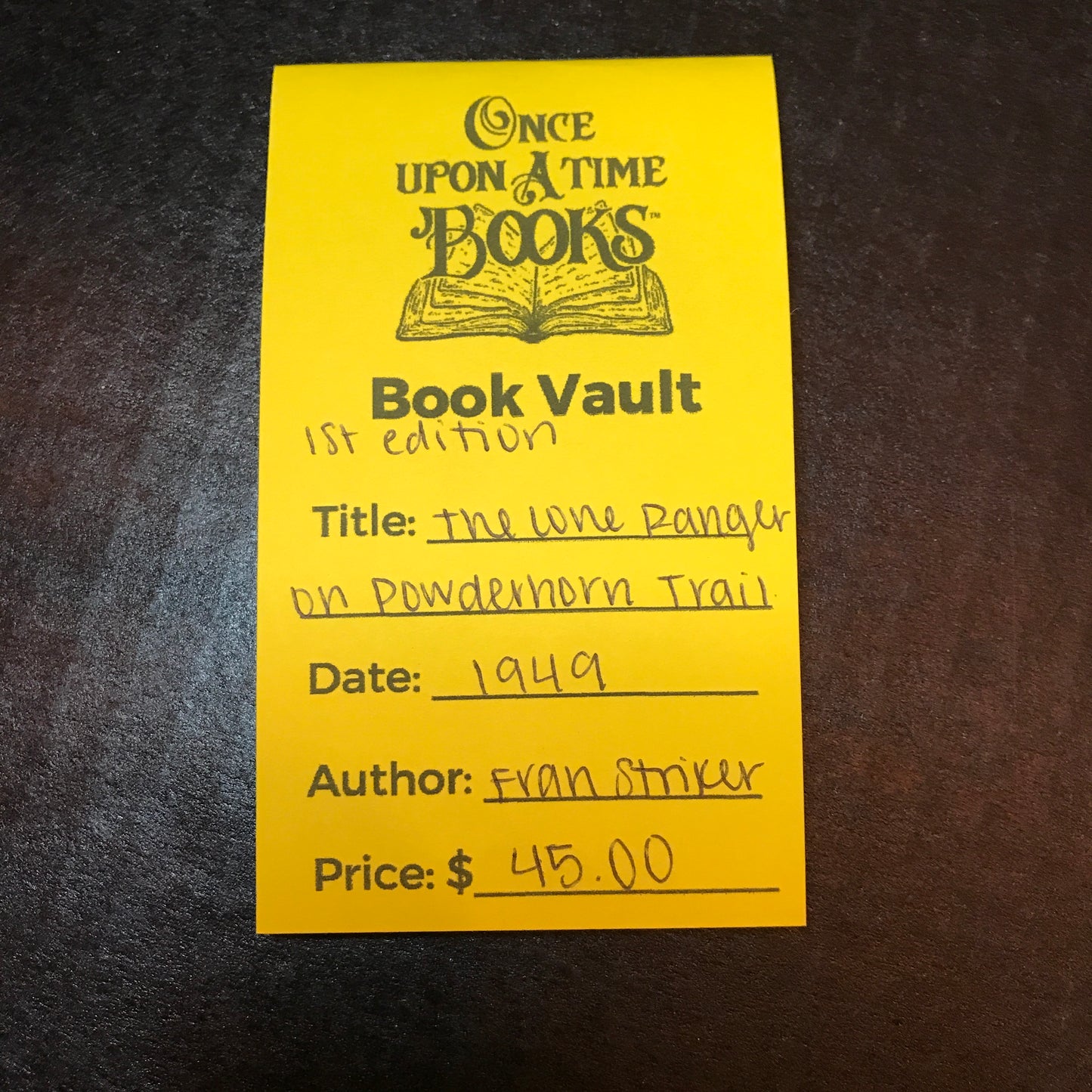 The Lone Ranger on Powderhorn Trail - Fran Striker - 1st Edition - 1949