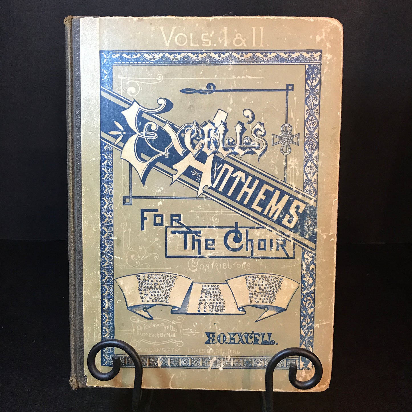 Excell's Anthems For The Choir - E. O. Excell - Volumes 1 and 2 - 1888