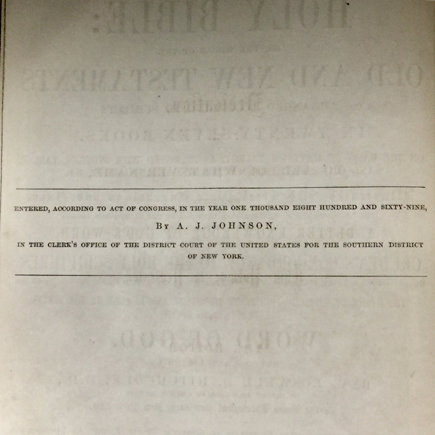 Hitchcock's New And Complete Analysis of the Holy Bible - Roswell D. Hitchcock - 1872