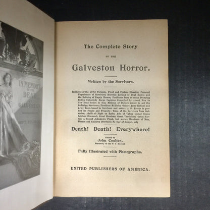 The Complete Story of the Galveston Horror - John Coulter - 1900