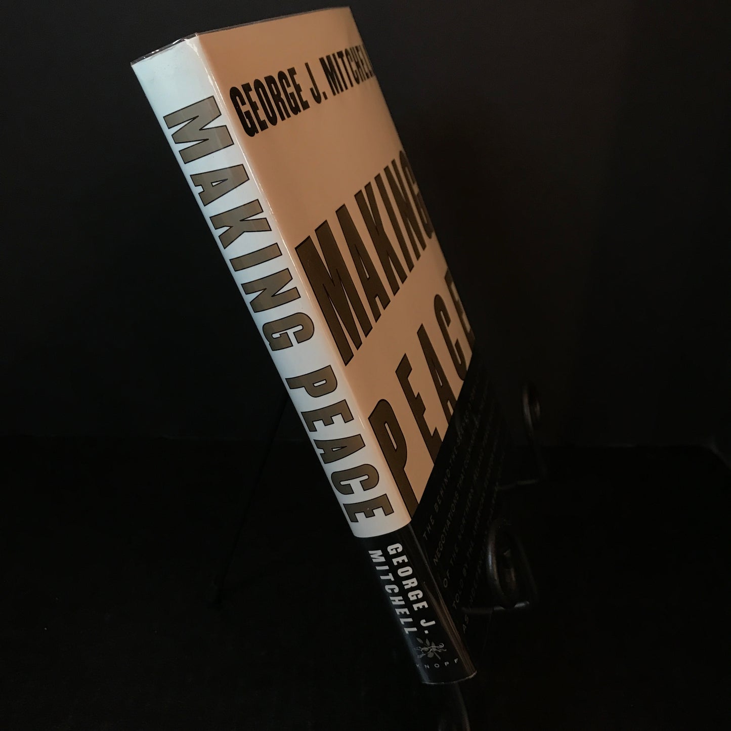 Making Peace - George J. Mitchell - 1st Edition - Signed - 1999