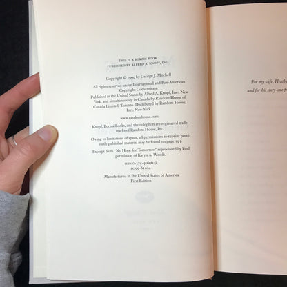 Making Peace - George J. Mitchell - 1st Edition - Signed - 1999