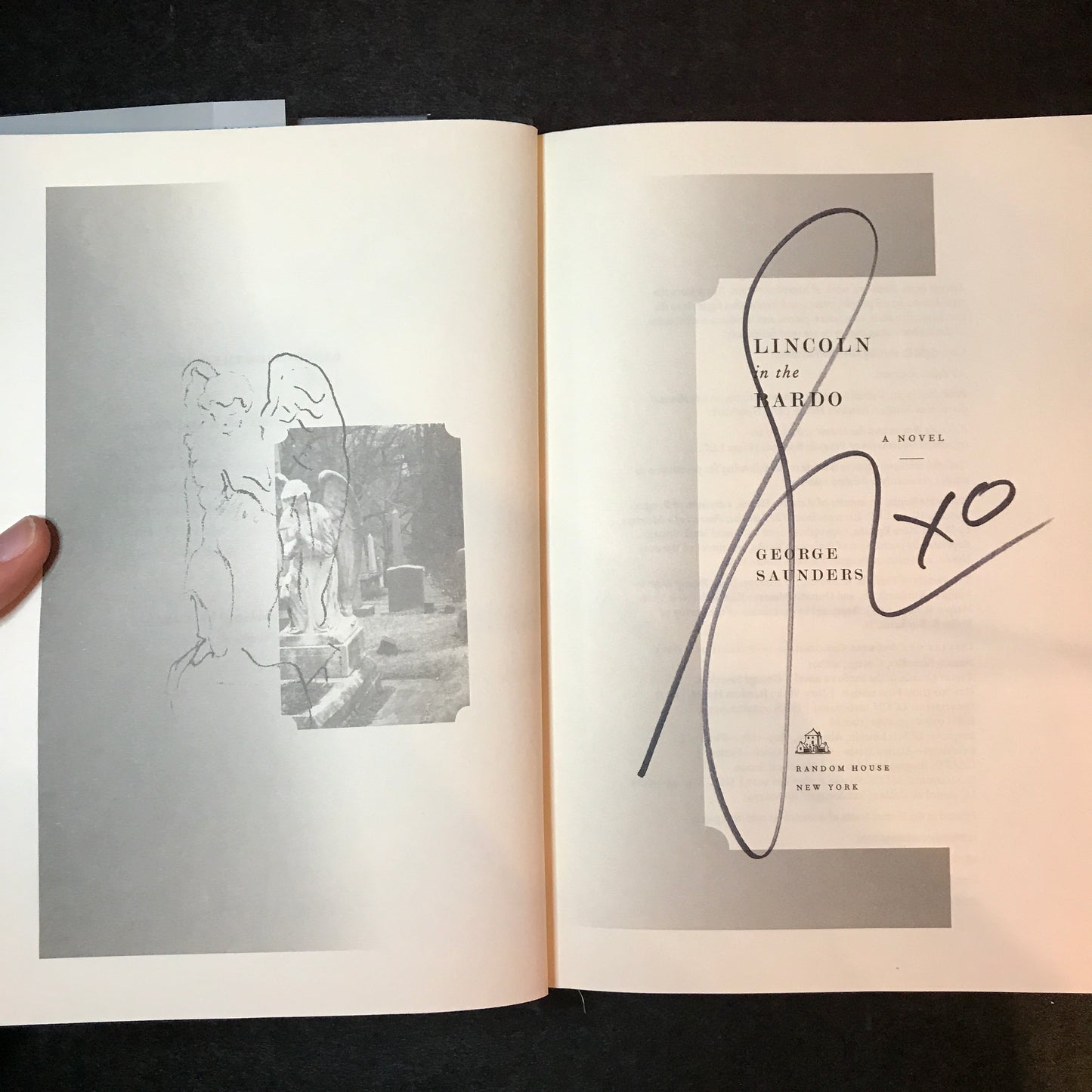 Lincoln in the Bardo - George Saunders - Signed - 1st Edition - 2017