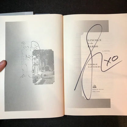 Lincoln in the Bardo - George Saunders - Signed - 1st Edition - 2017
