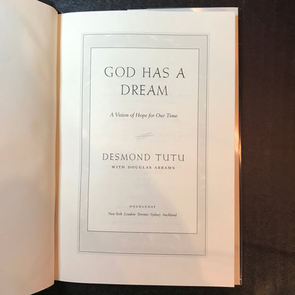 God Has A Dream - Desmond Tutu - Signed - 1st Edition - 2004