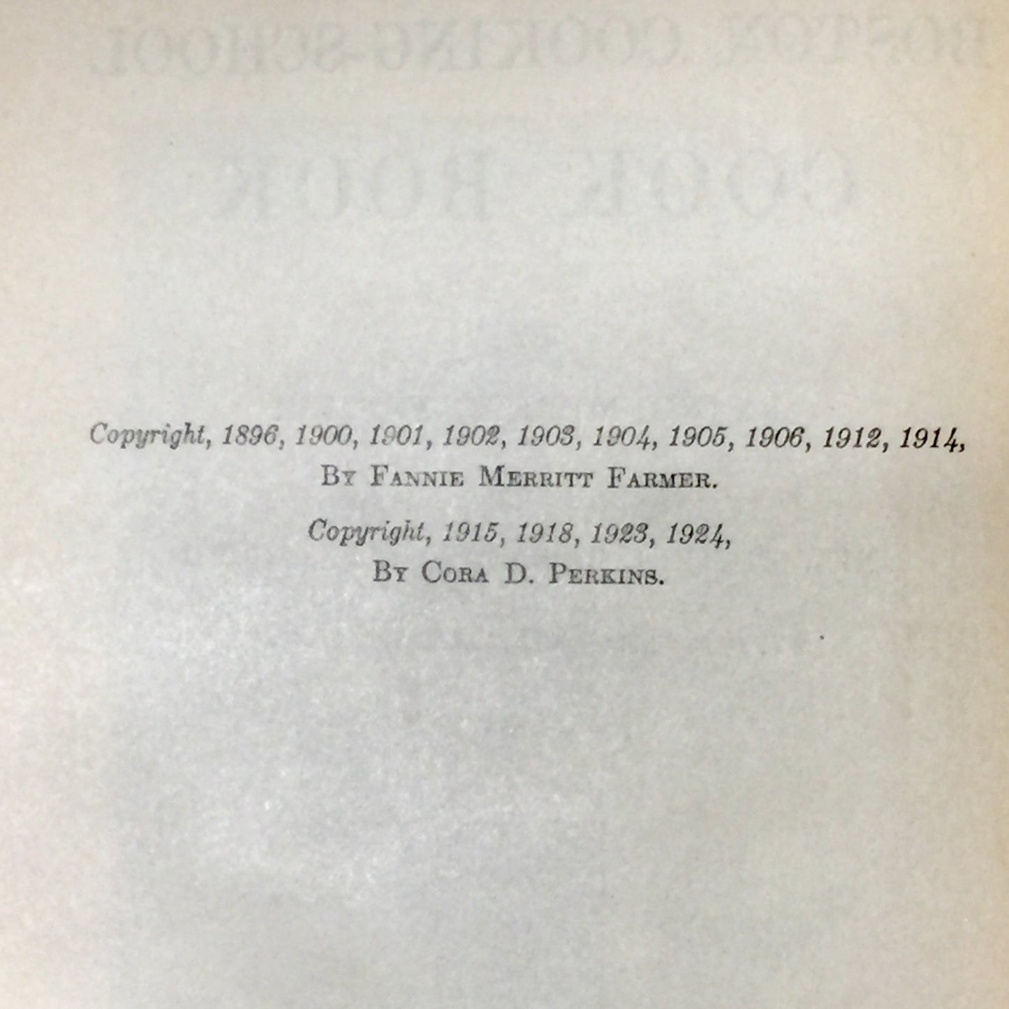 The Boston Cooking-School Cook Book - Fannie Merritt Farmer - 1927