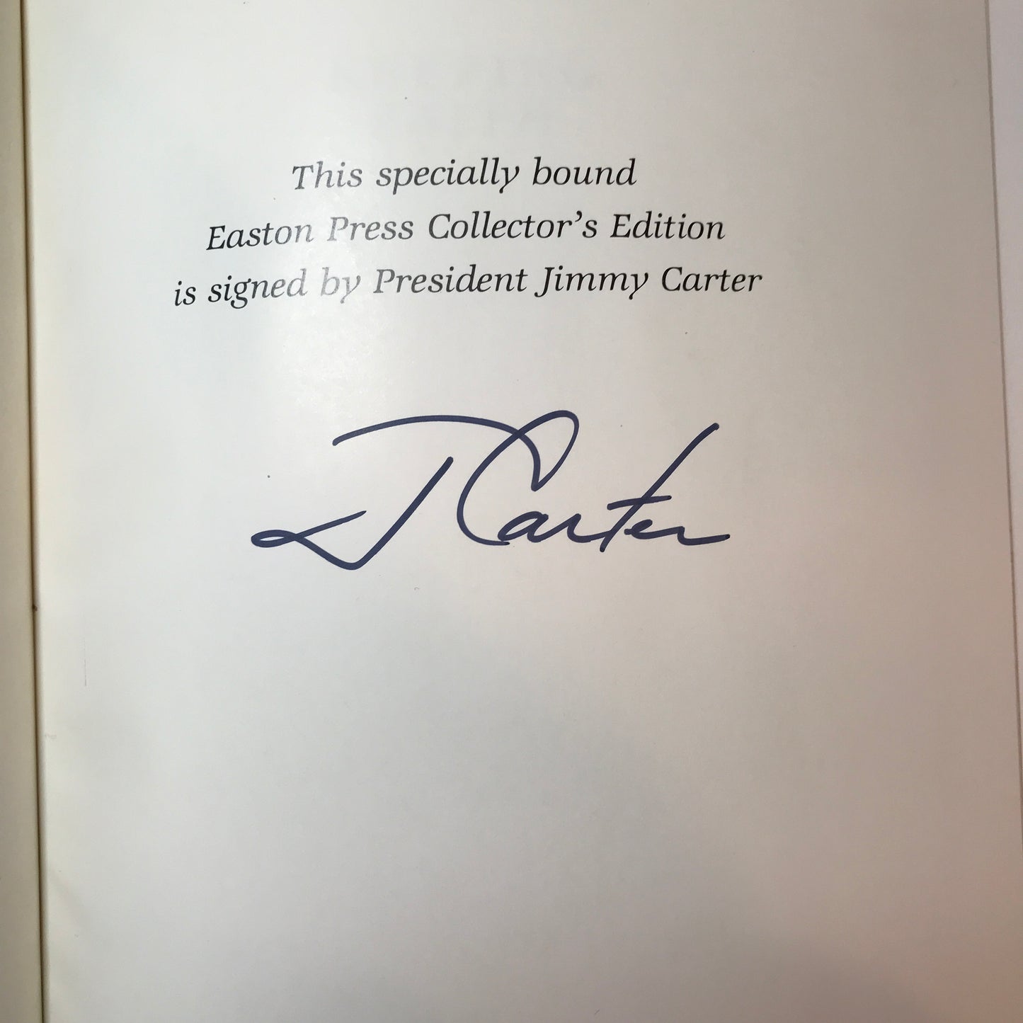 Keeping Faith - Jimmy Carter - Signed - Easton Press - 1982