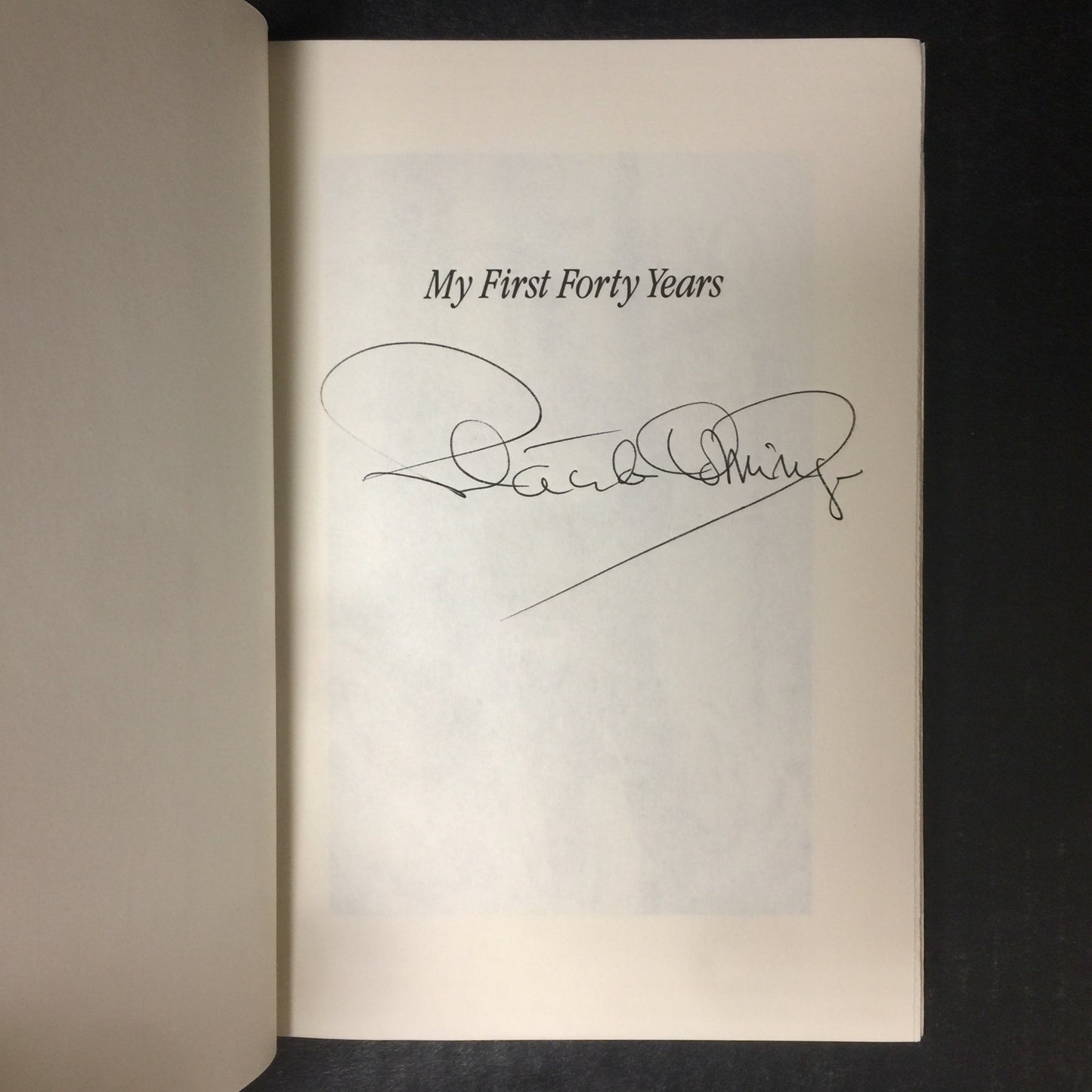 My First Forty Years - Placido Domingo - Signed by Author - First American Edition - 1983