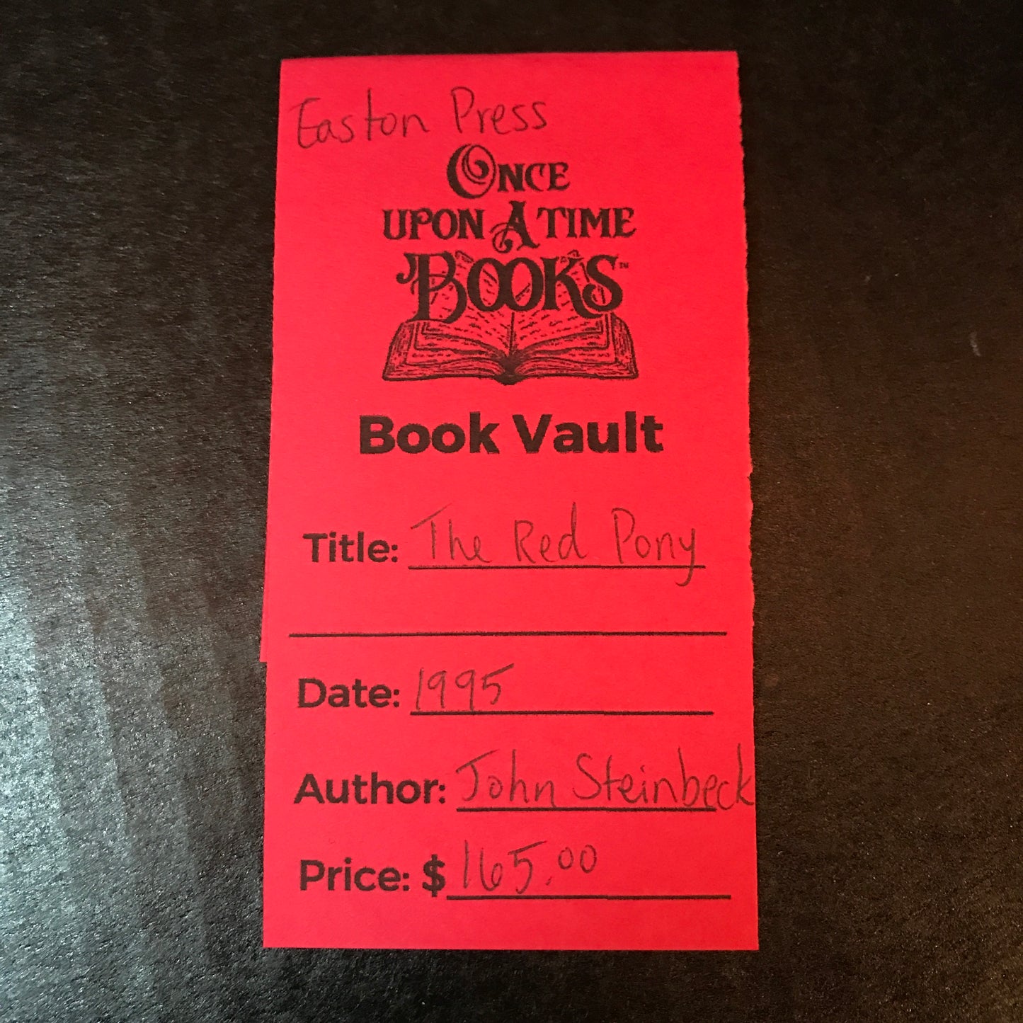 The Red Pony - John Steinbeck - Easton Press - 1995