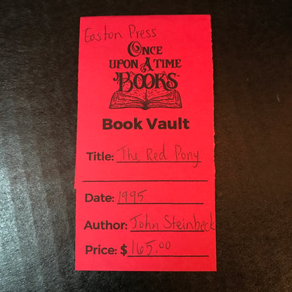 The Red Pony - John Steinbeck - Easton Press - 1995