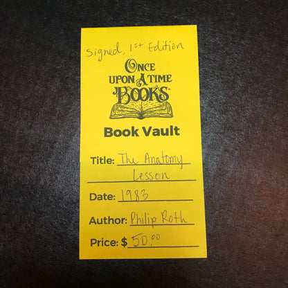 The Anatomy Lesson - Philip Roth - Signed - 1st Edition - Easton Press - 1983