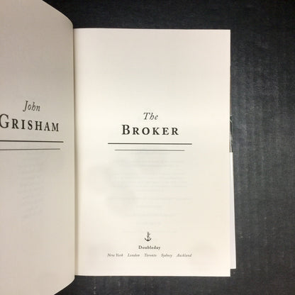 The Broker - John Grisham - Signed by Author - First Edition - 2005