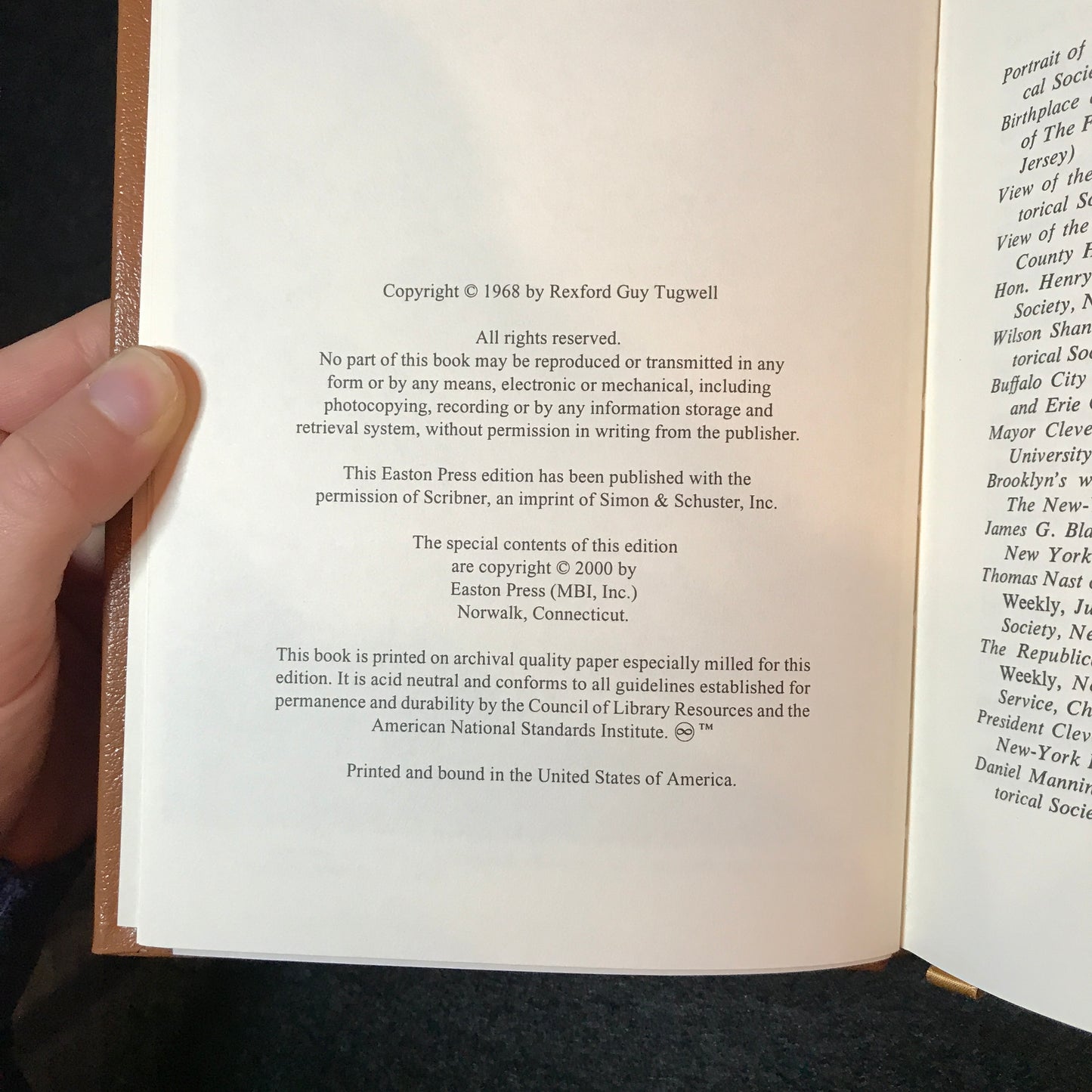 Grover Cleveland - Rexford G. Tugwell - Easton Press - 2000