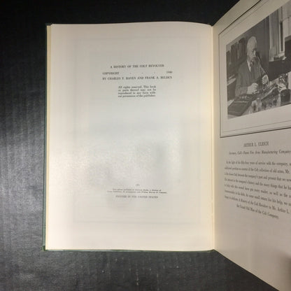 A History of The Colt Revolver - Charles T. Haven & Frank A. Belden - 1940