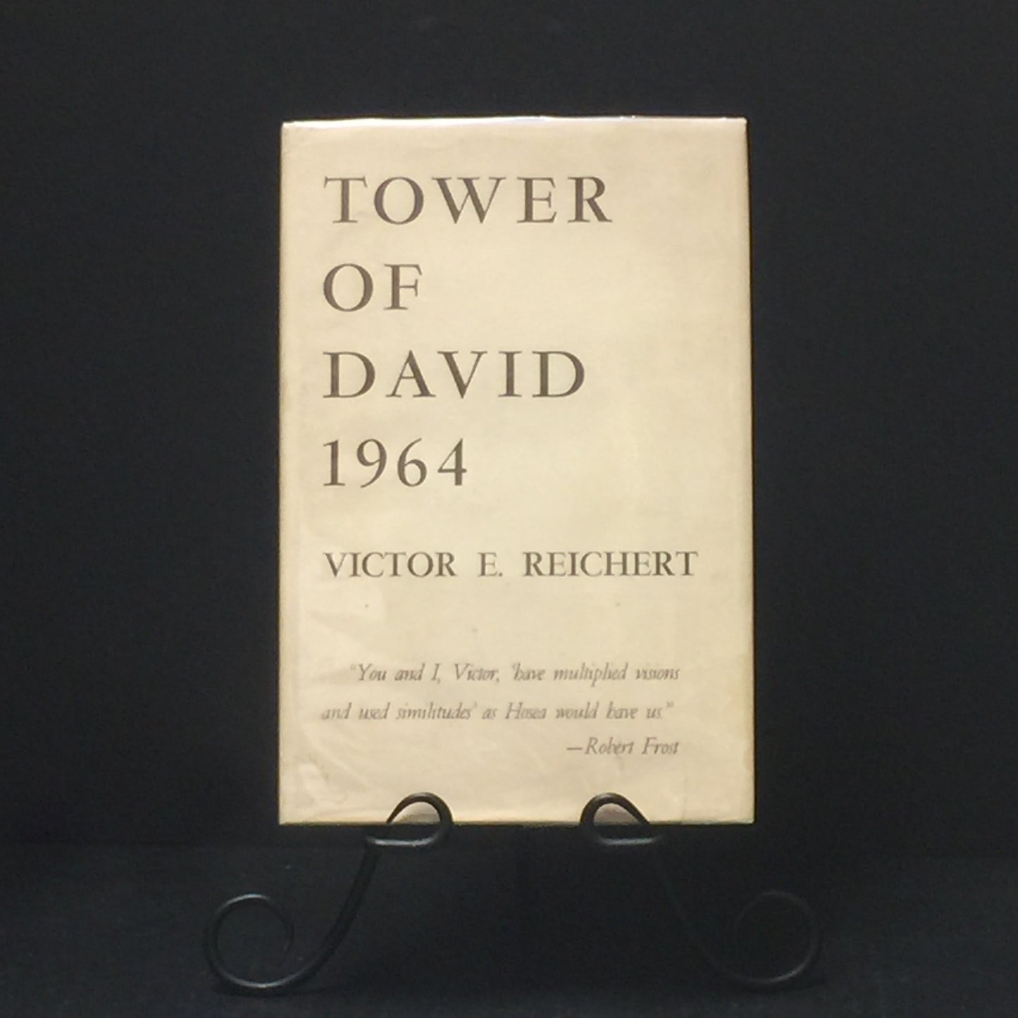 Tower of David: 1964 - Victor E. Reichert - Signed by Author - 1964