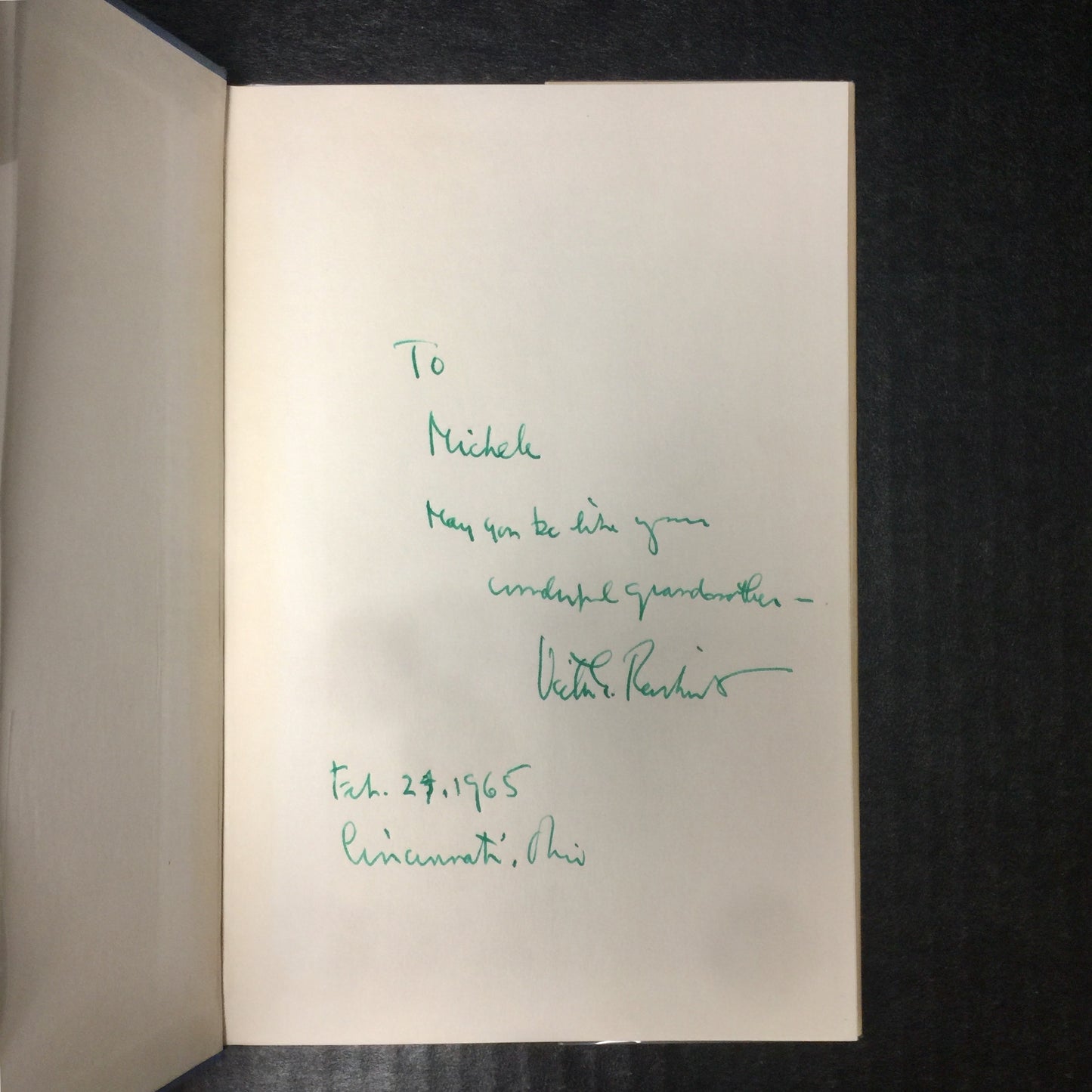 Tower of David: 1964 - Victor E. Reichert - Signed by Author - 1964