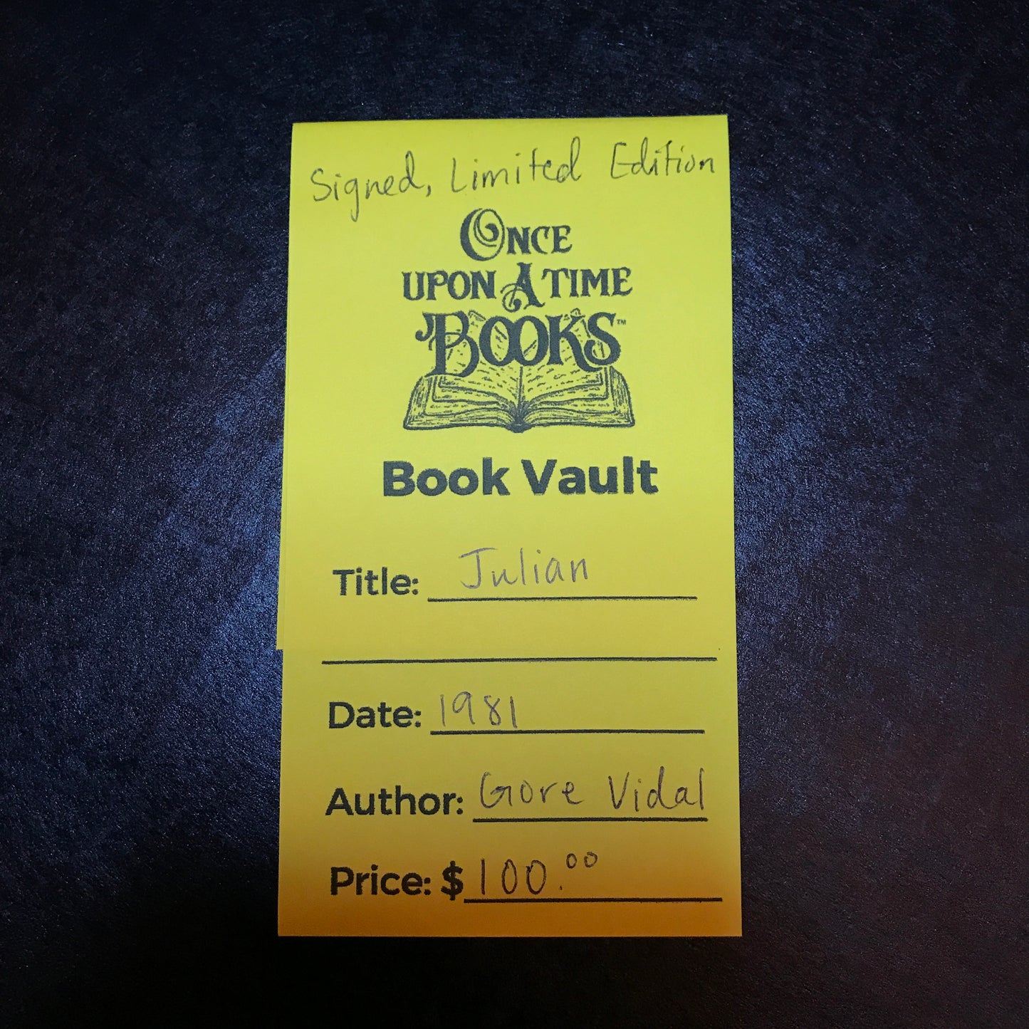 Julian - Gore Vidal - Signed - Limited Edition - Franklin Library - 1981