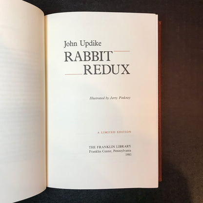 Rabbit Redux - John Updike - Signed - Limited Edition - Franklin Library - 1981