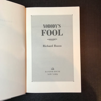 Nobody's Fool - Richard Russo - 1st Edition - 1993