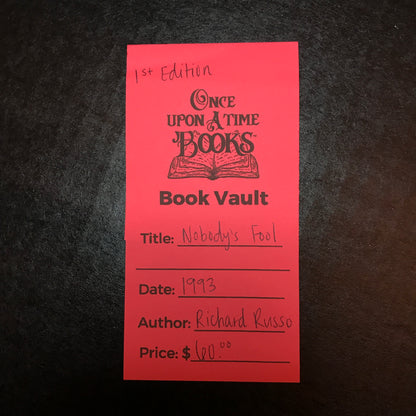 Nobody's Fool - Richard Russo - 1st Edition - 1993