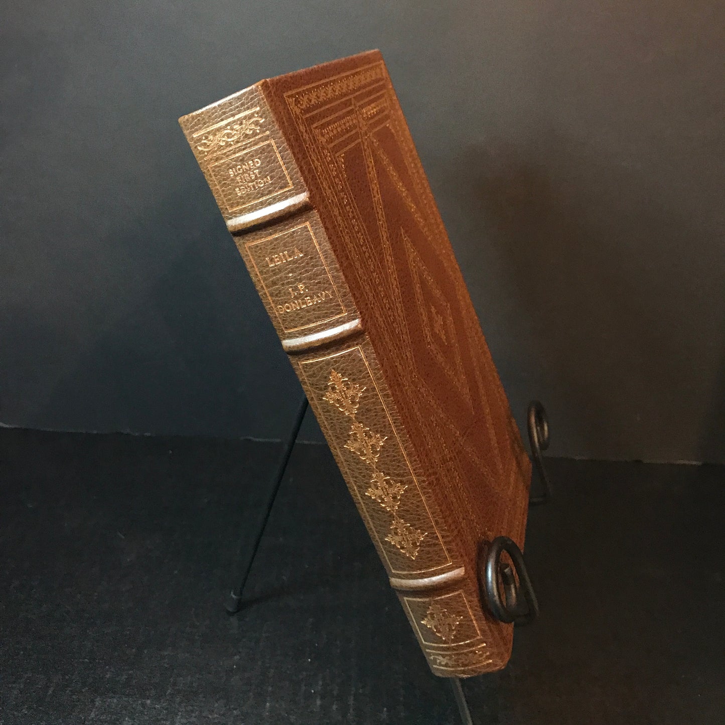 Leila - J. P. Donleavy - Signed - 1st Edition - Franklin Library - 1983