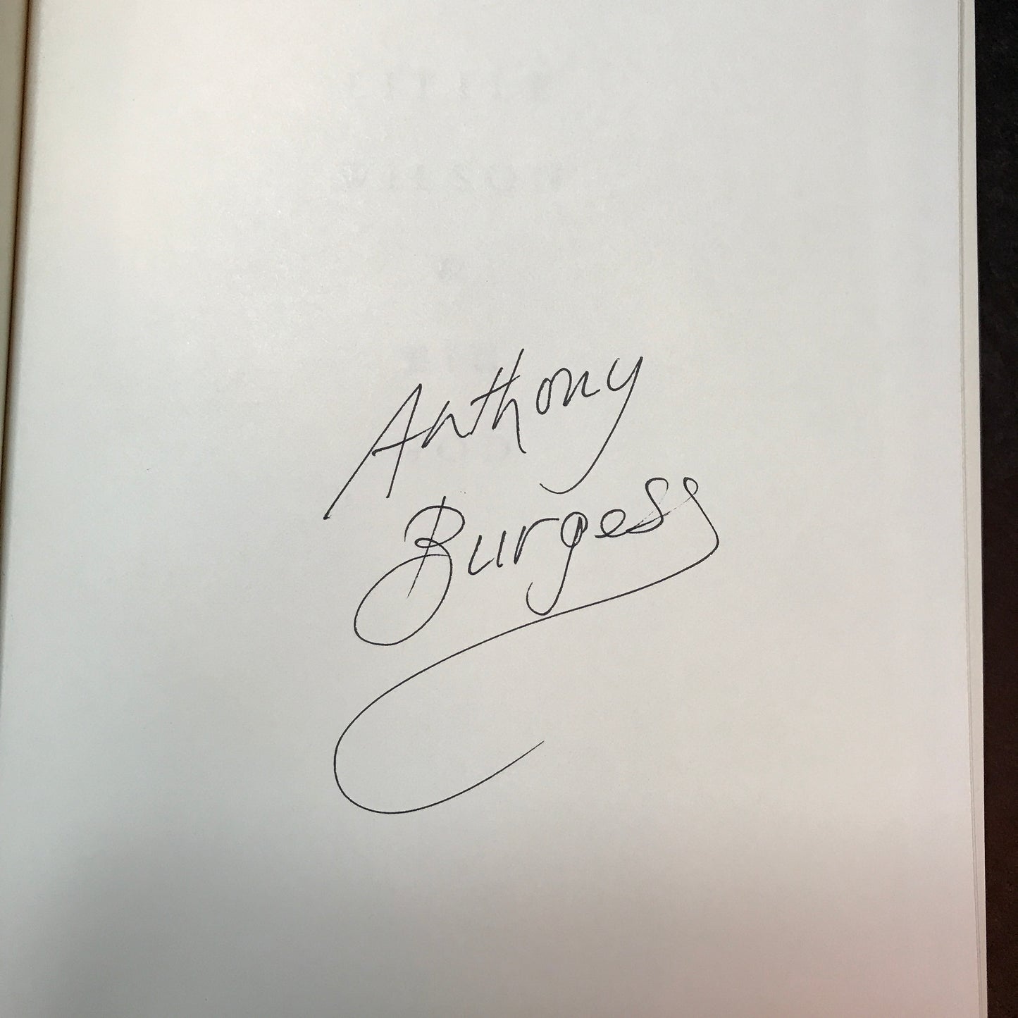 Little Wilson & Big God - Anthony Burgess - Signed - 1st Edition - Franklin Library - 1987