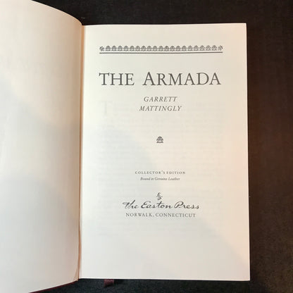 The Armada - Garrett Mattingly - Easton Press - 1989