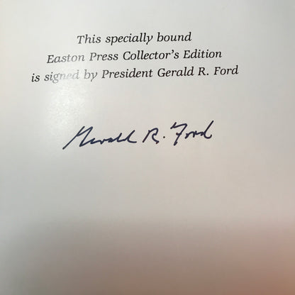 A Time To Heal - Gerald Ford - Signed - Easton Press - 1987