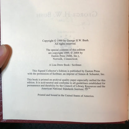 All The Best, George Bush - George H. W. Bush - Easton Press - Signed - 2004