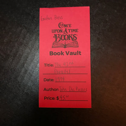 The 42nd Parallel - John Dos Passos - Easton Press - 1994