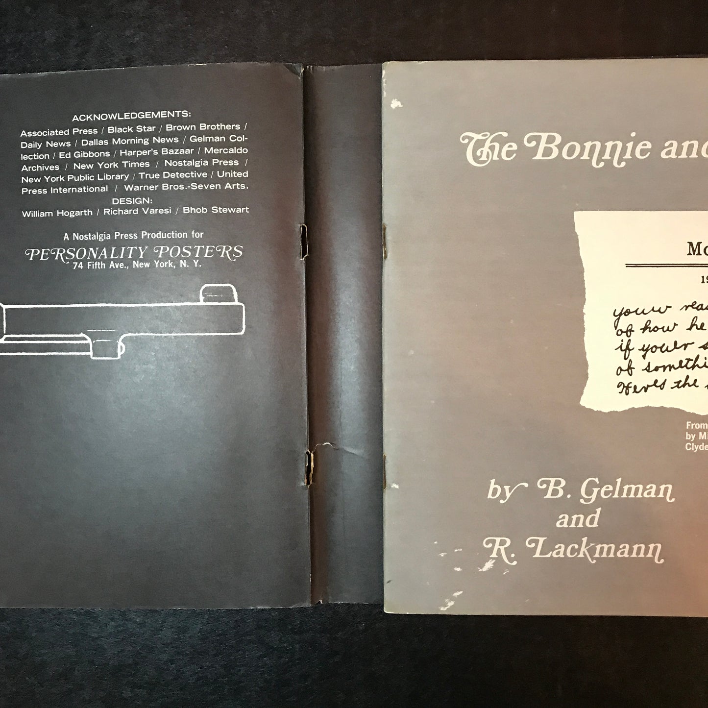 The Bonnie and Clyde Scrapbook - B. Gelman & R. Lackmann - Date Unknown