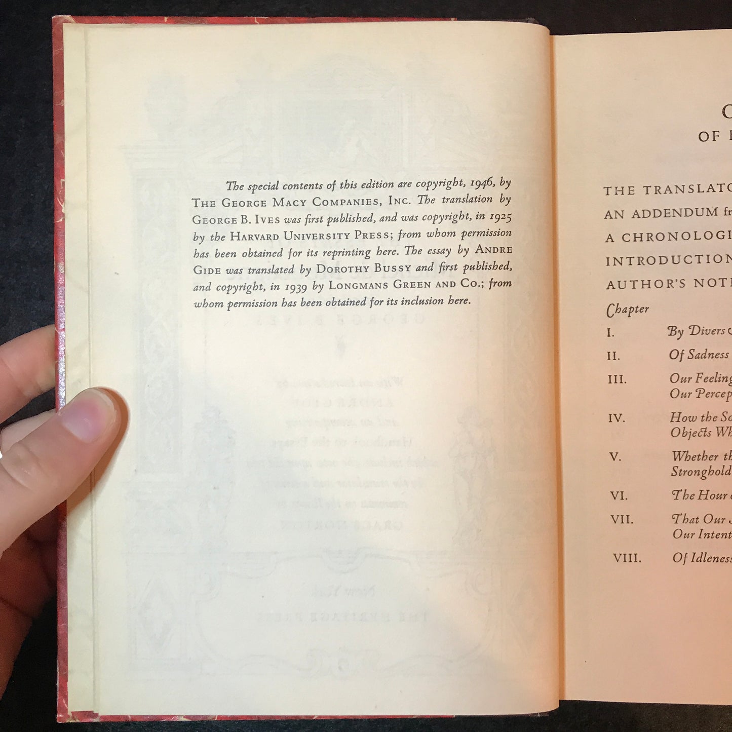 The Essays of Montaigne - Michel de Montaigne - Complete Set - 1946