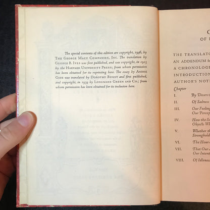 The Essays of Montaigne - Michel de Montaigne - Complete Set - 1946