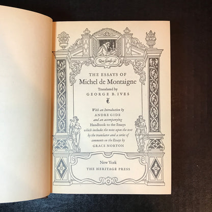 The Essays of Montaigne - Michel de Montaigne - Complete Set - 1946