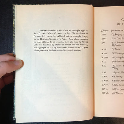 The Essays of Montaigne - Michel de Montaigne - Complete Set - 1946