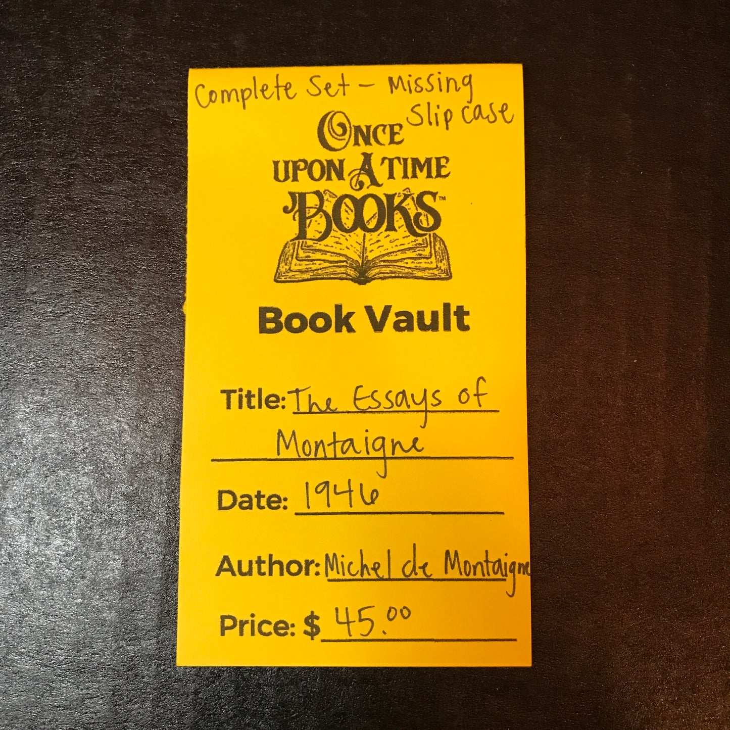 The Essays of Montaigne - Michel de Montaigne - Complete Set - 1946