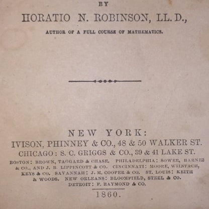 New Elementary Algebra - Horatio N. Robinson - 1960