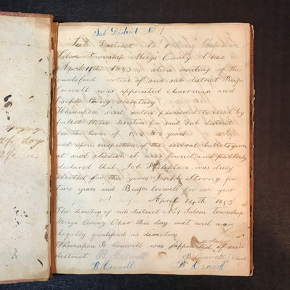 Meigs County, Ohio Journal - c. 1850's