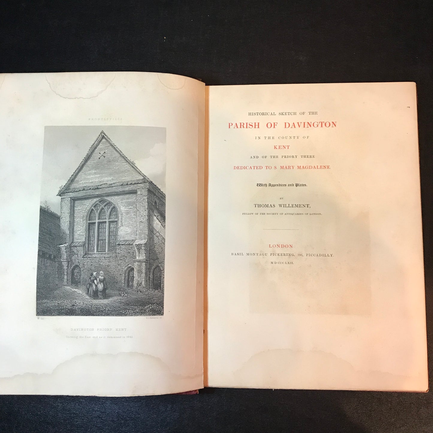 Historical Sketch of the Parish of Davington - Thomas Willement - 1862